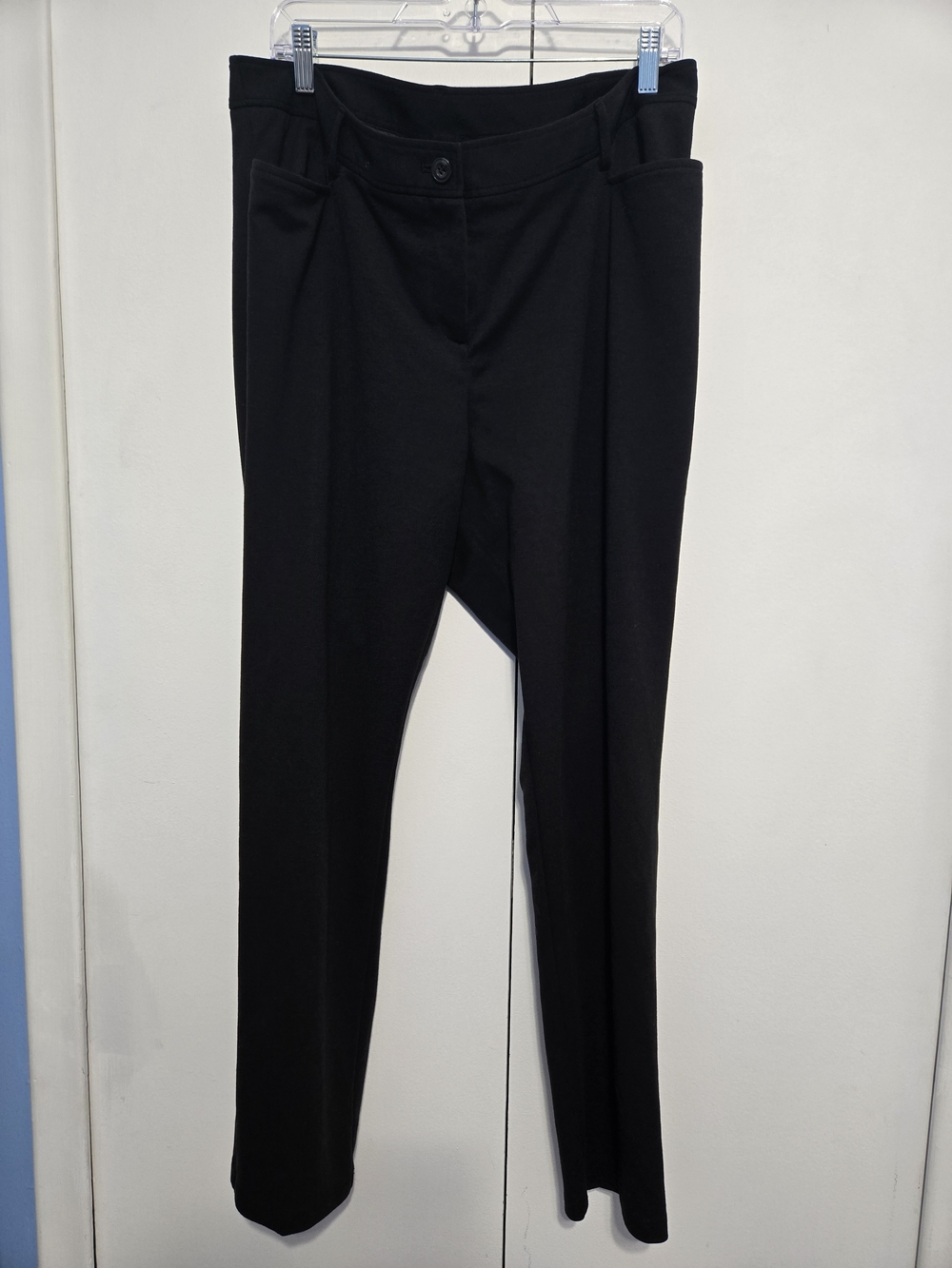 Lane Bryant Black Career Pants Womens Size 18 Straight Leg Stretch Slacks
